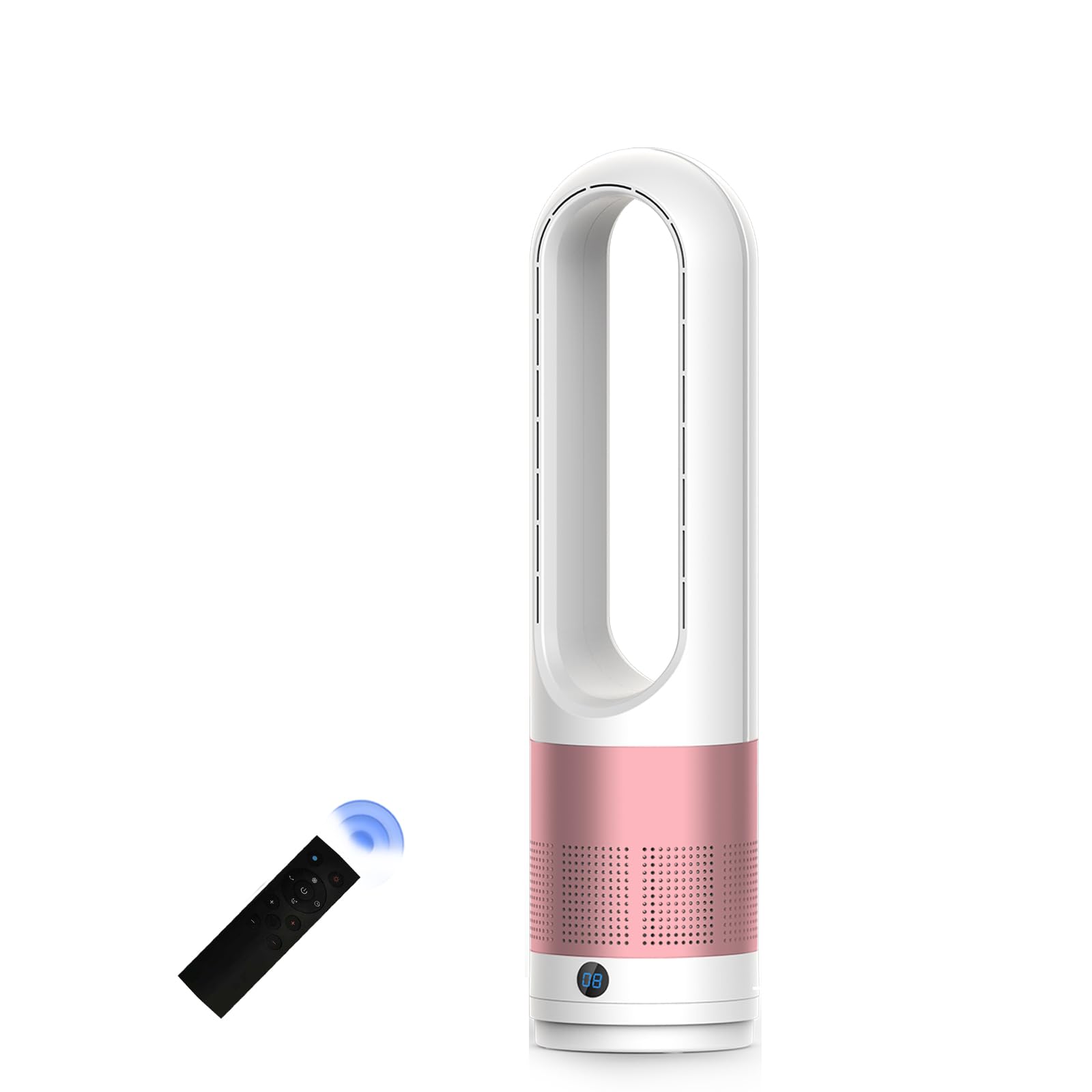 Amazon.com: Voagupa Bladeless Tower Fan, 80° Oscillating